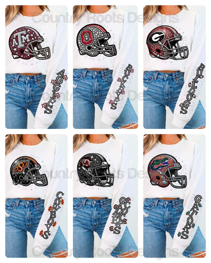 Rhinestone Football (College)---PICK A TEAM