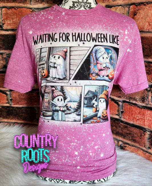 Waiting For Halloween Like Tee (Ghost)