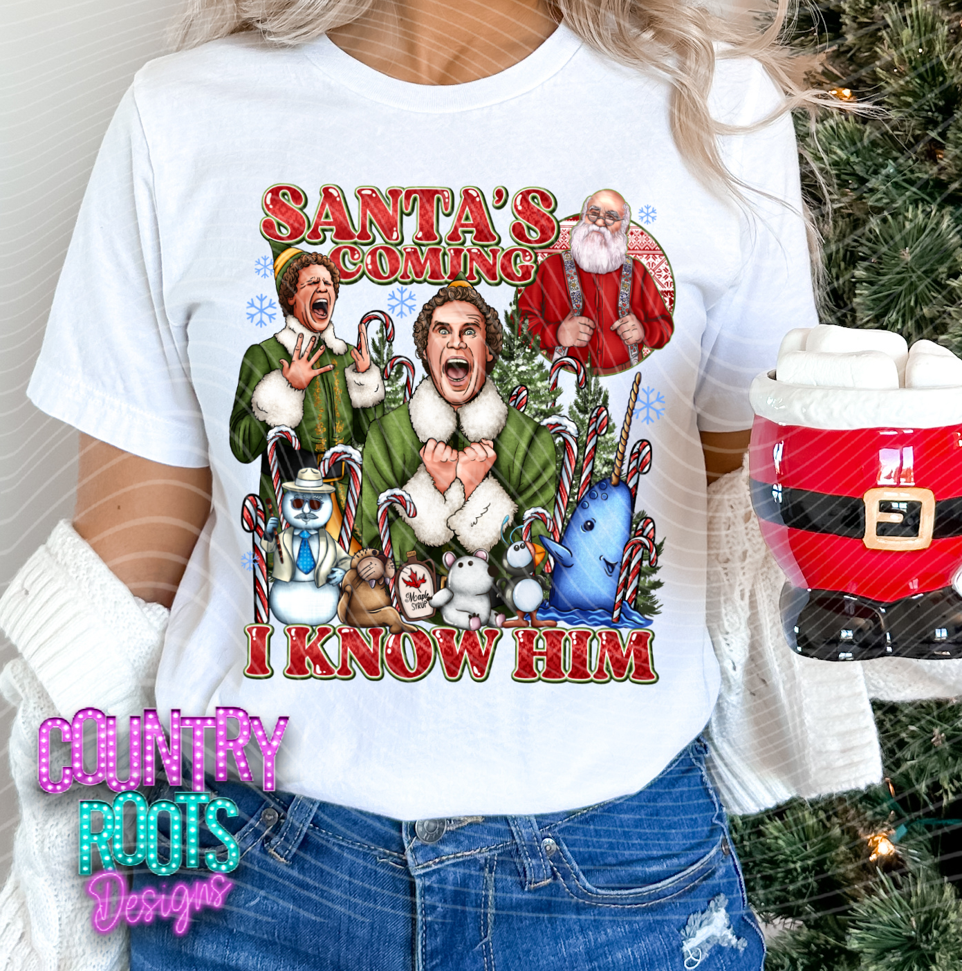 Santa's Coming! I Know Him_Elf Tee