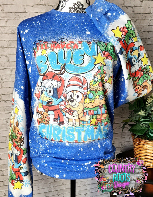 Blue Dog Christmas