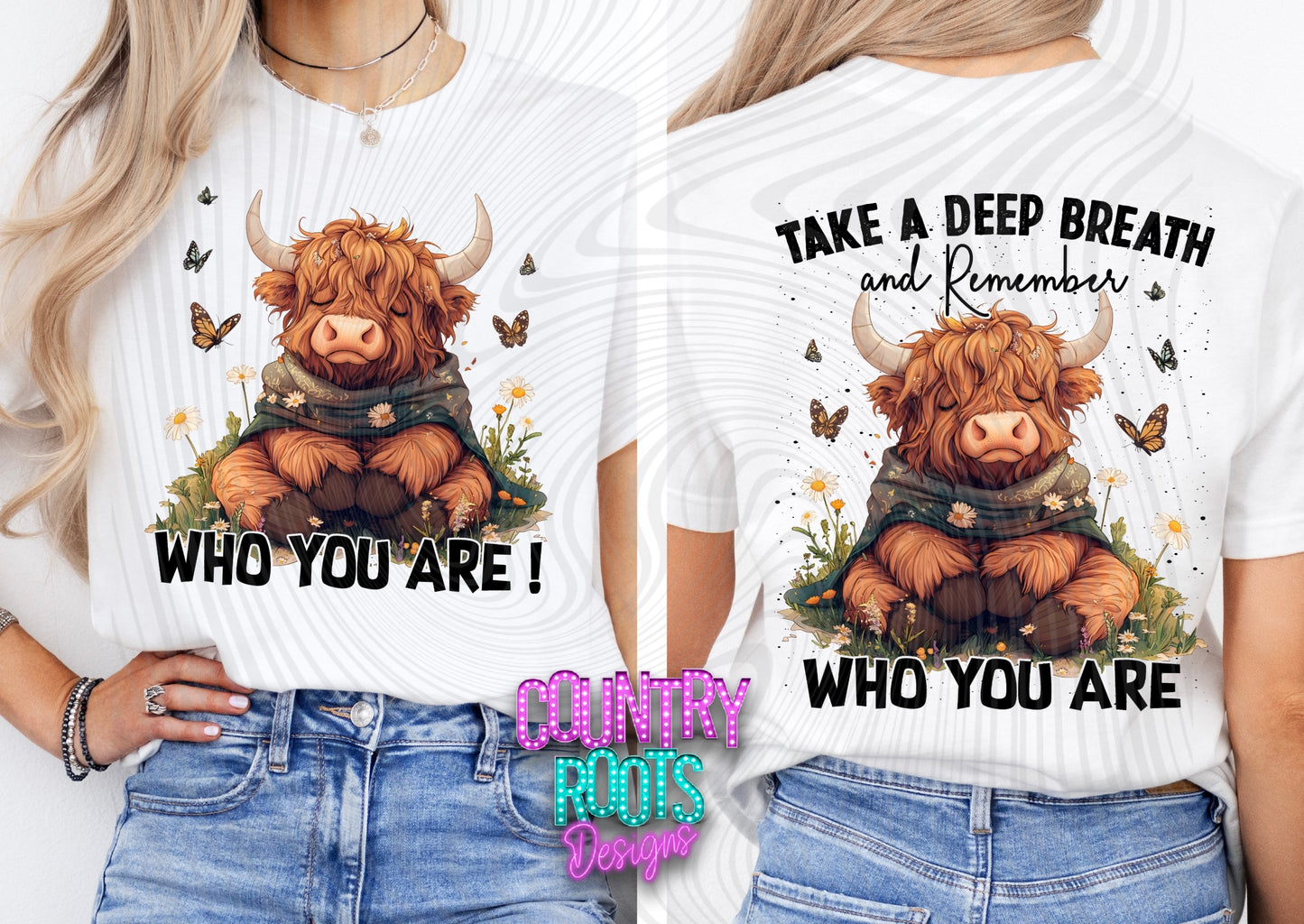 Who You Are Tee- Front & Back