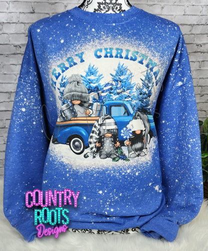 Merry Christmas Blue Gnome