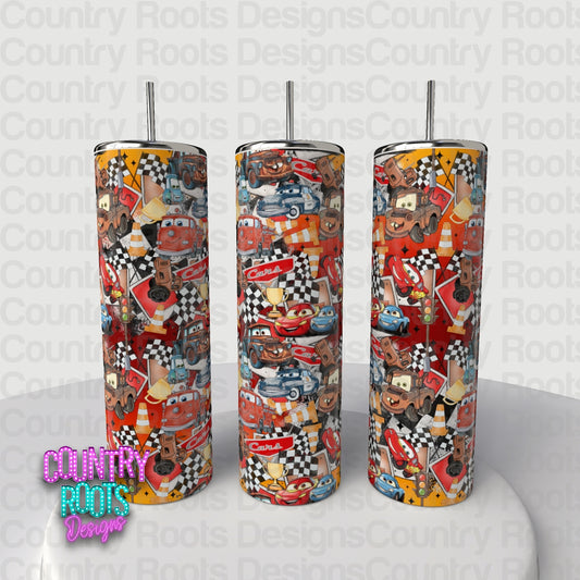 Cars 20oz Skinny Tumbler
