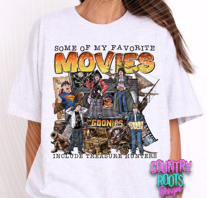 Favorite Movies Include Treasure Hunters