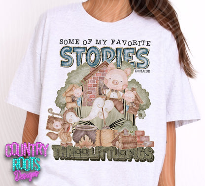 Favorite Stories Include Three Pigs
