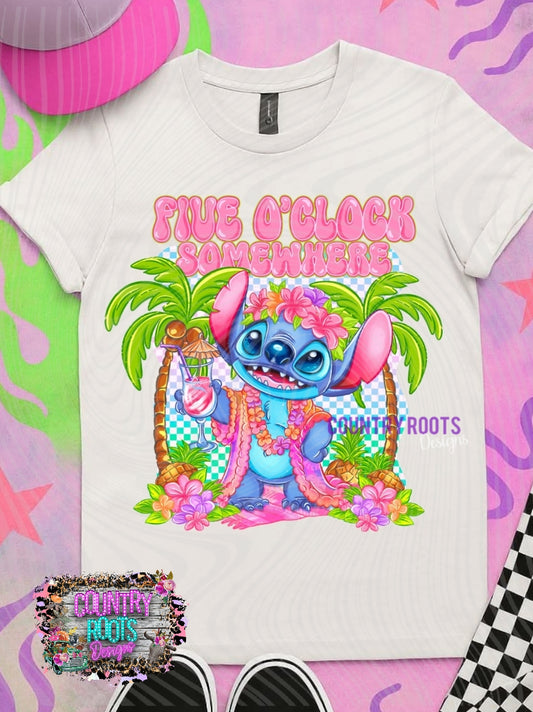 Five O'Clock Somewhere_ Tee