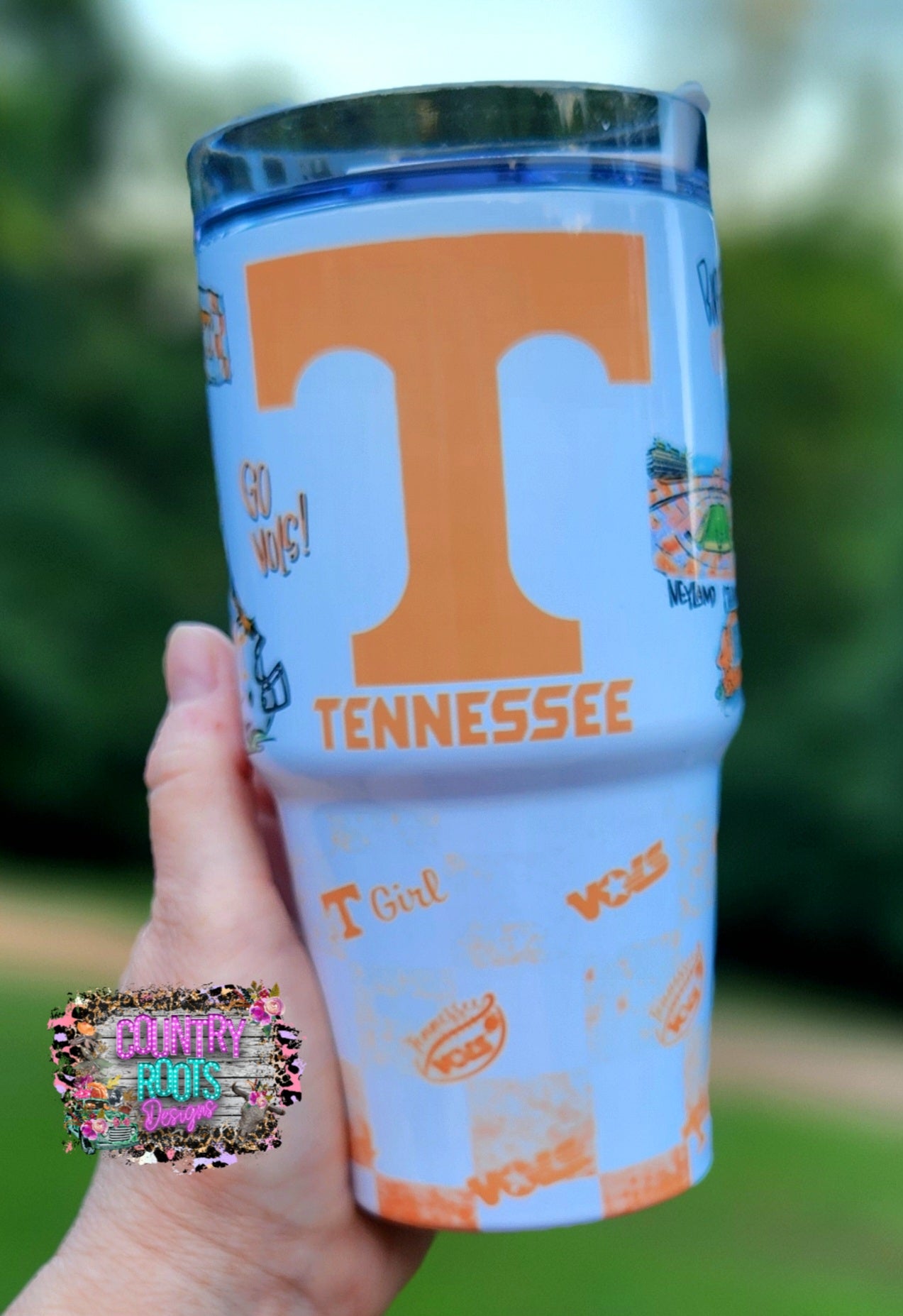 Rocky_Top_TN 20oz Grippy Tumbler