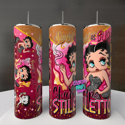 Sharp As Stilettos 20oz Skinny Tumbler