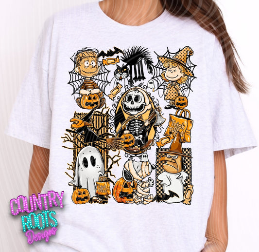 Charlie B Halloween/Orange_ Tee