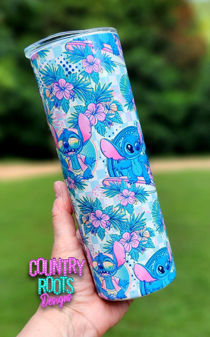 Summertime 20oz Skinny Tumbler