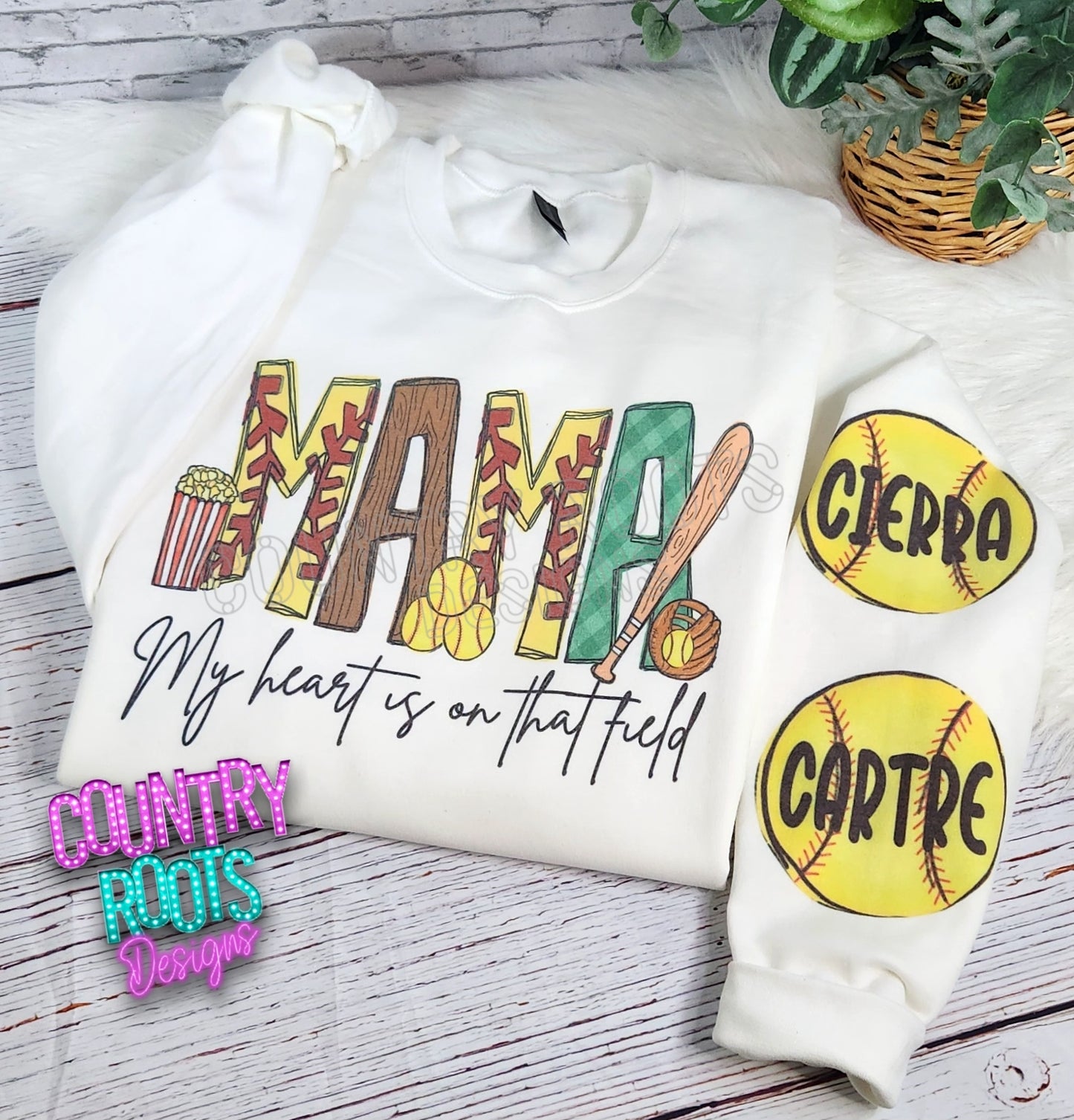 (NAME) My Heart Is On That Field_Softball