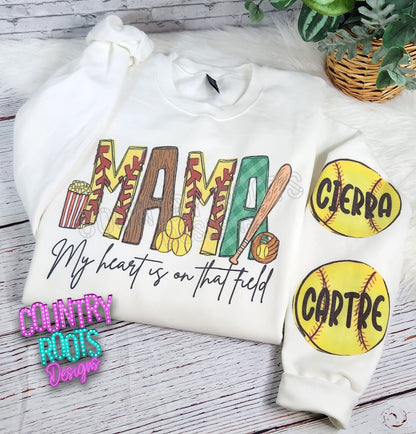 (NAME) My Heart Is On That Field_Softball