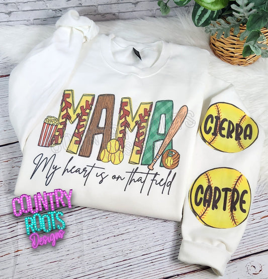 (NAME) My Heart Is On That Field_Softball