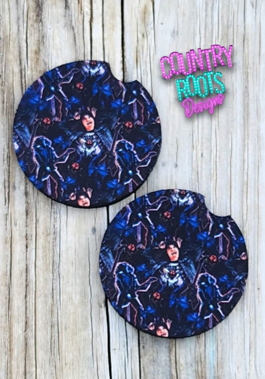 Stranger_Eddie Car Coasters