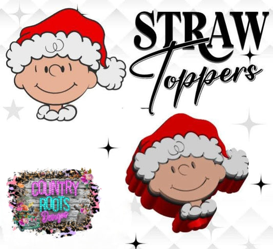 Charlie_ 3D Straw Topper