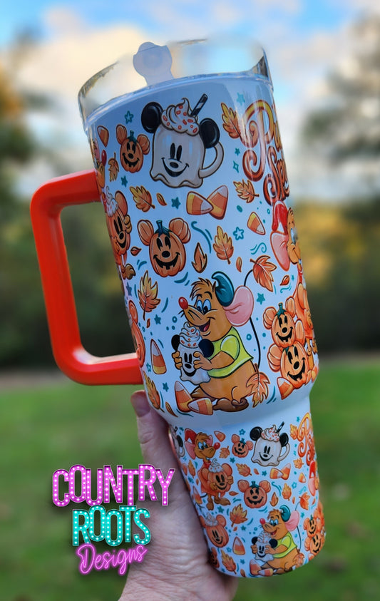 Pumpkin Spice Mice 40oz Tumbler