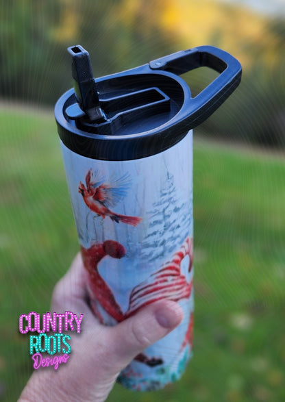 Christmas Gnome/Red 20oz Skinny Tumbler