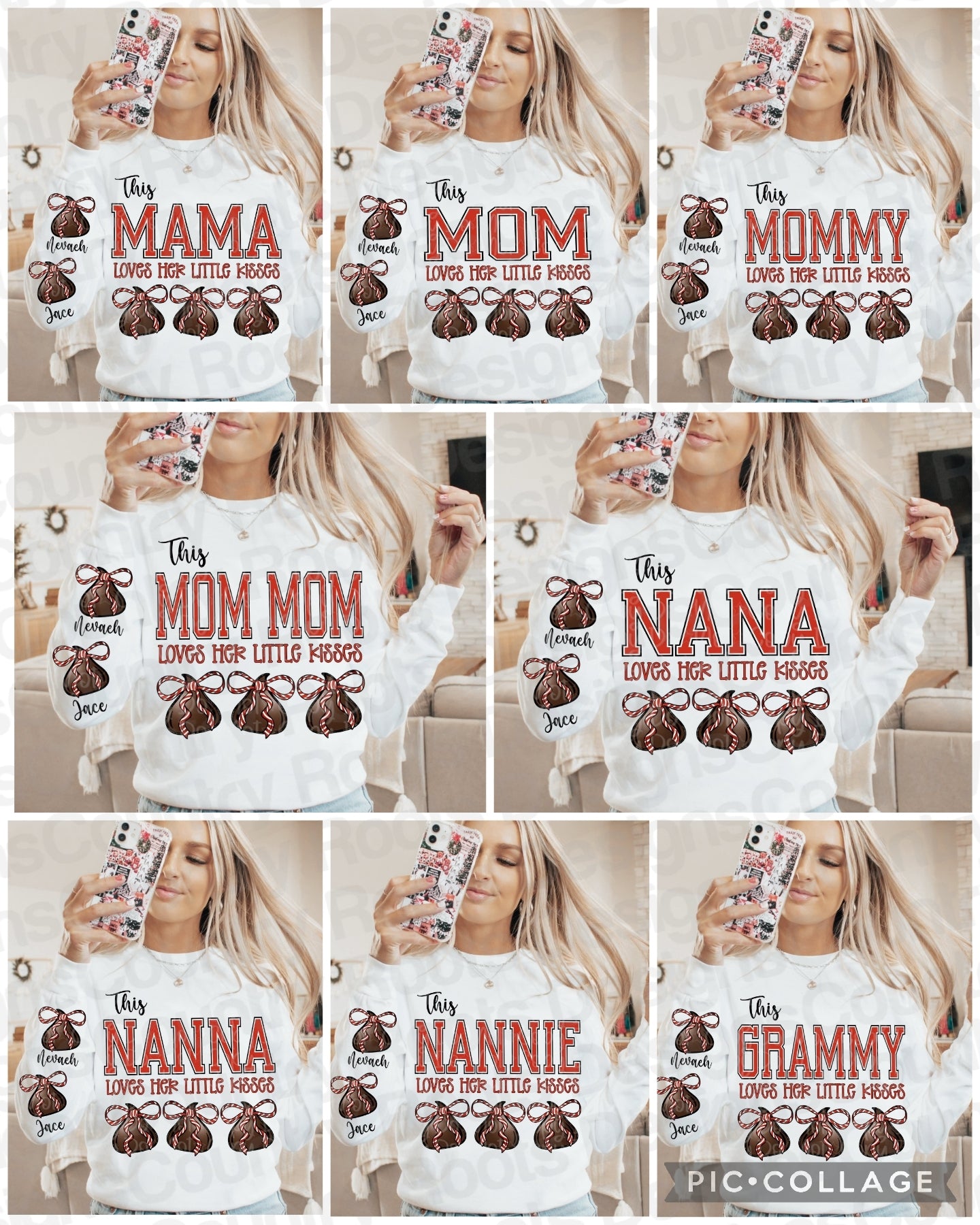 This (NAME) Loves Her Little Kisses- Personalized