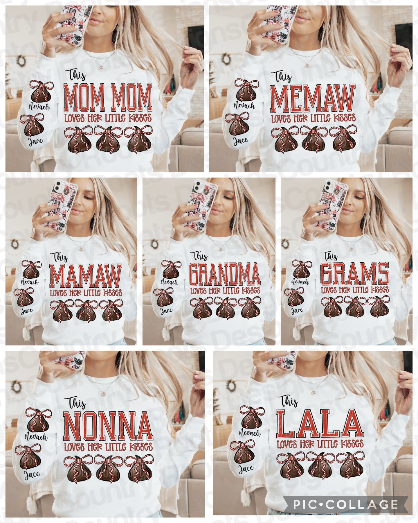 This (NAME) Loves Her Little Kisses- Personalized