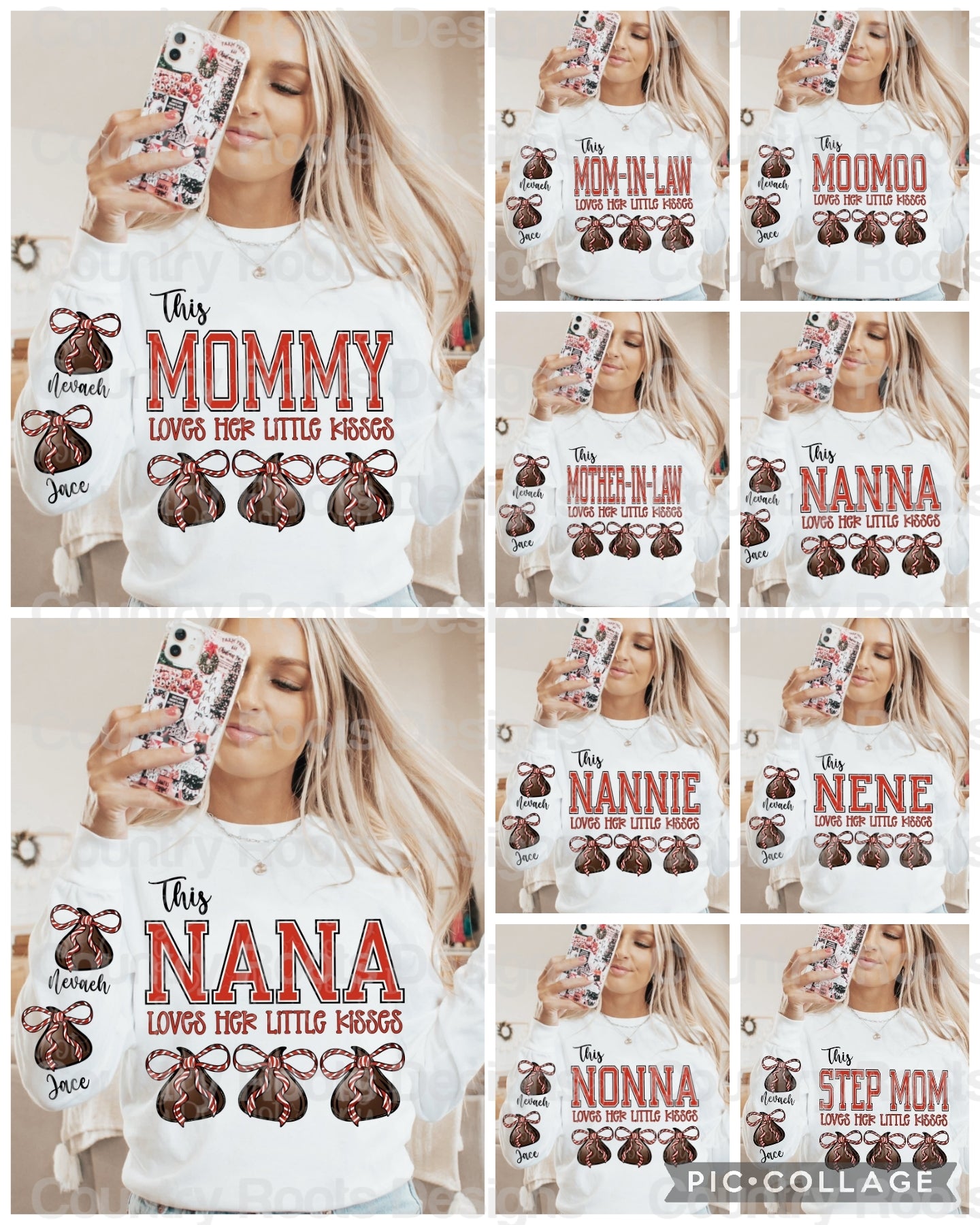 This (NAME) Loves Her Little Kisses- Personalized