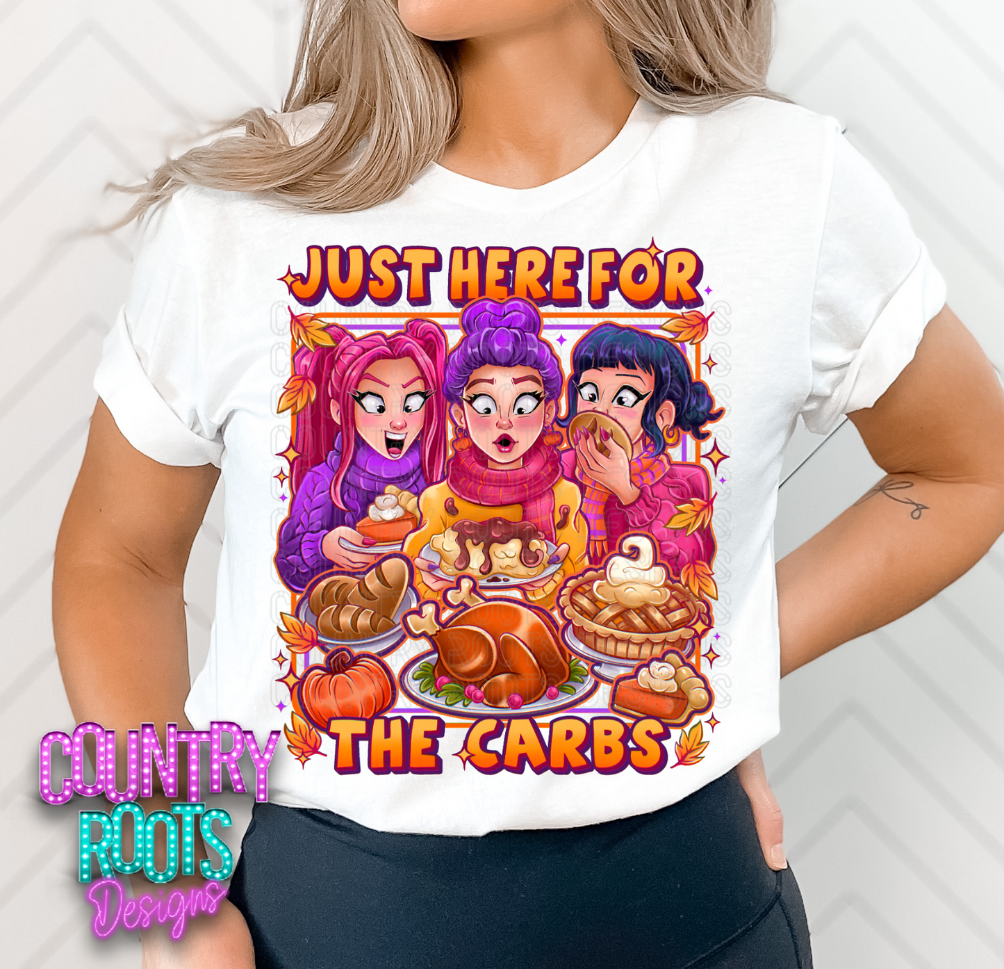 Just Here For The Carbs Tee