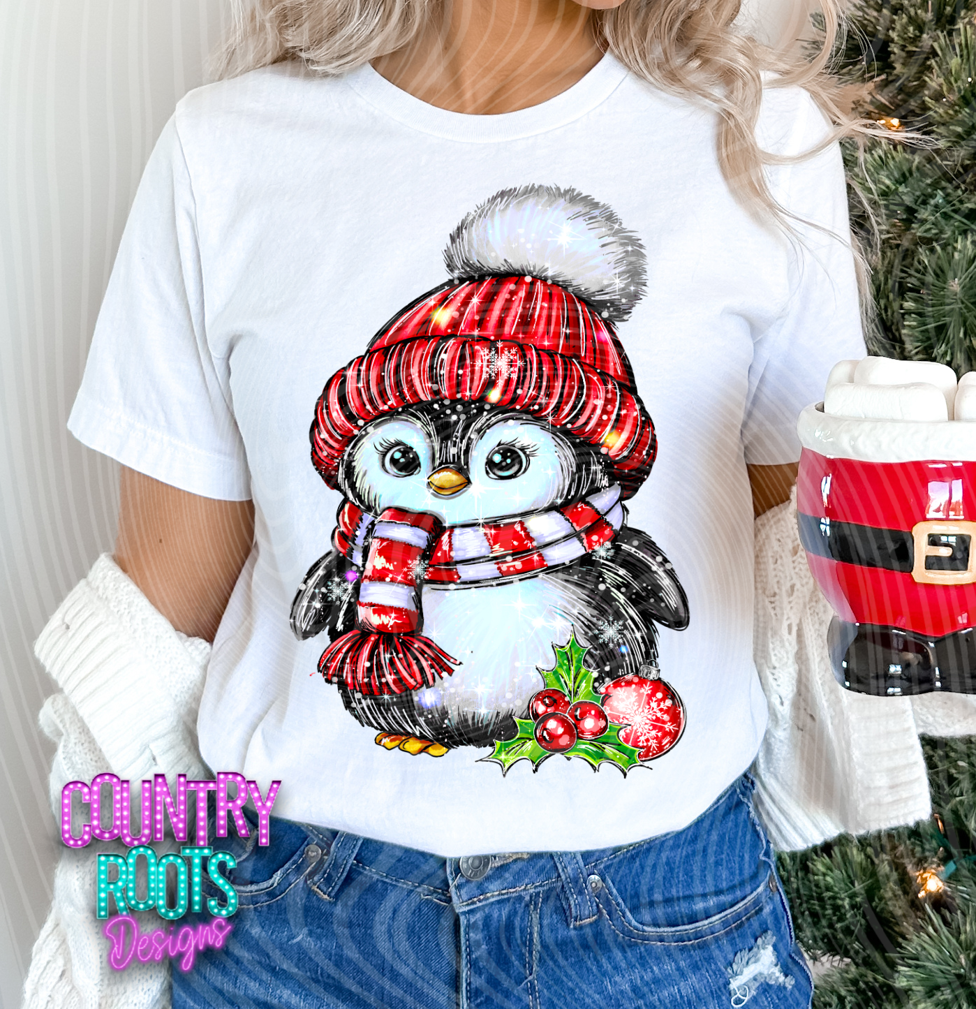 Christmas Penguin Tee