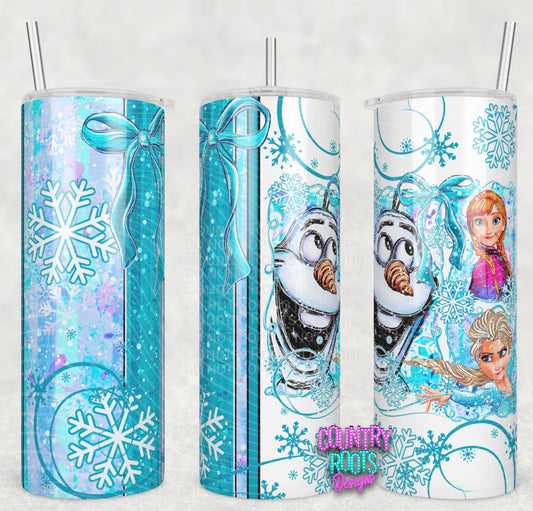 Frozen_ 20oz Skinny Tumbler