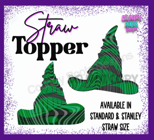 RTS Witch Hat 3D Straw Topper