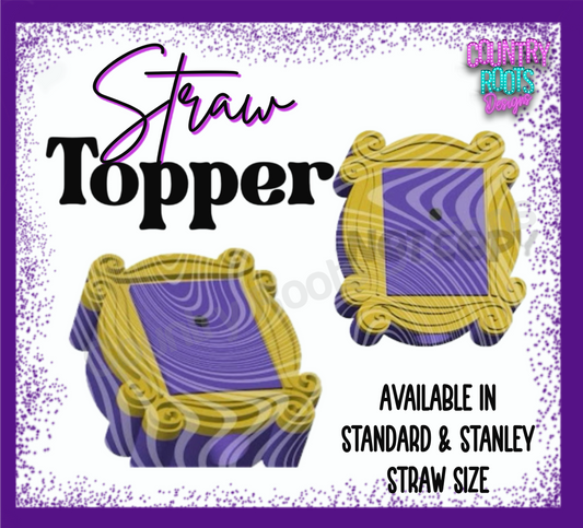 RTS Friends_ 3D Straw Topper