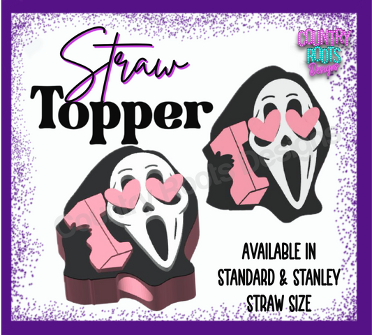 GF Hearts 3D Straw Topper