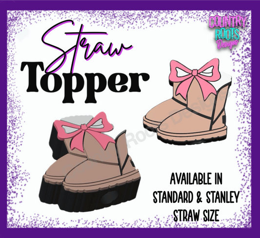 Ugg_Boots 3D Straw Topper