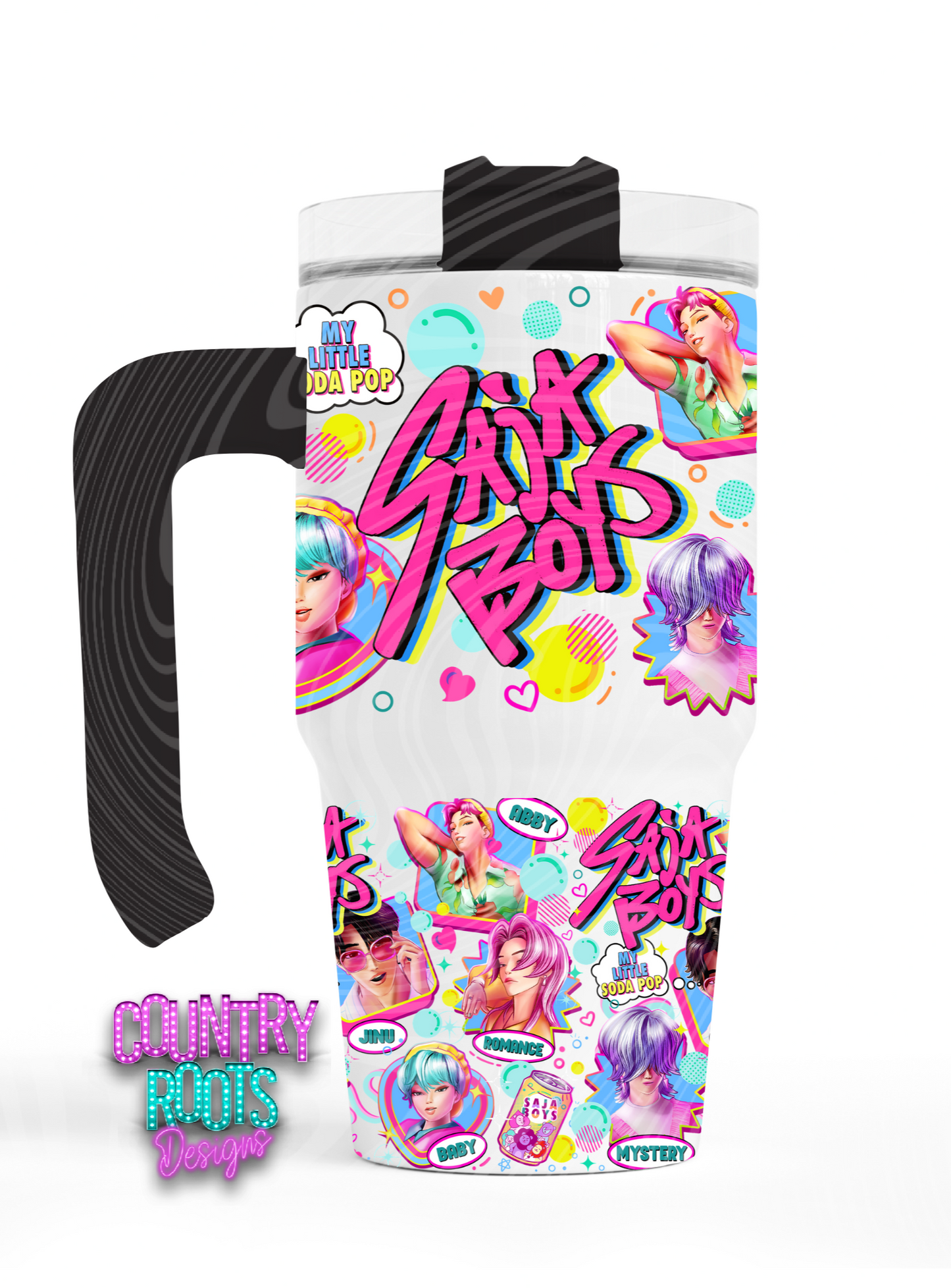 Saja Boys_ 12oz Grippy Tumbler