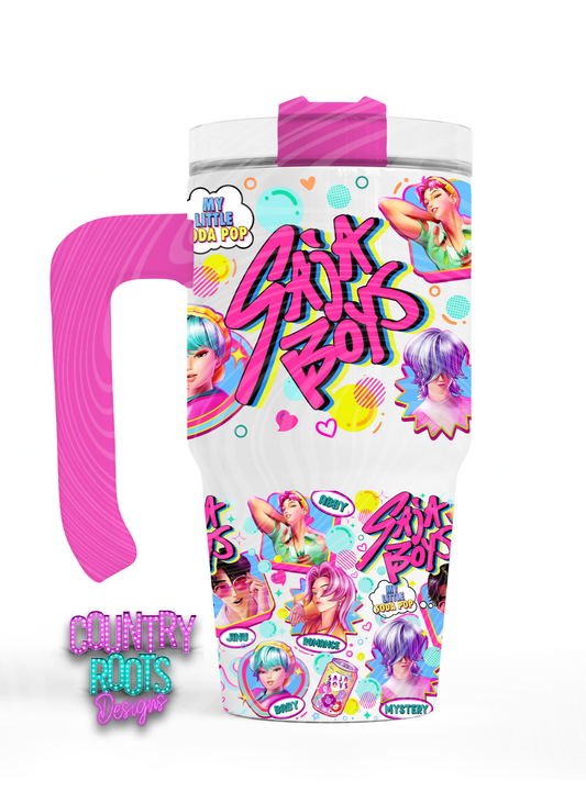 Saja Boys_ 12oz Grippy Tumbler