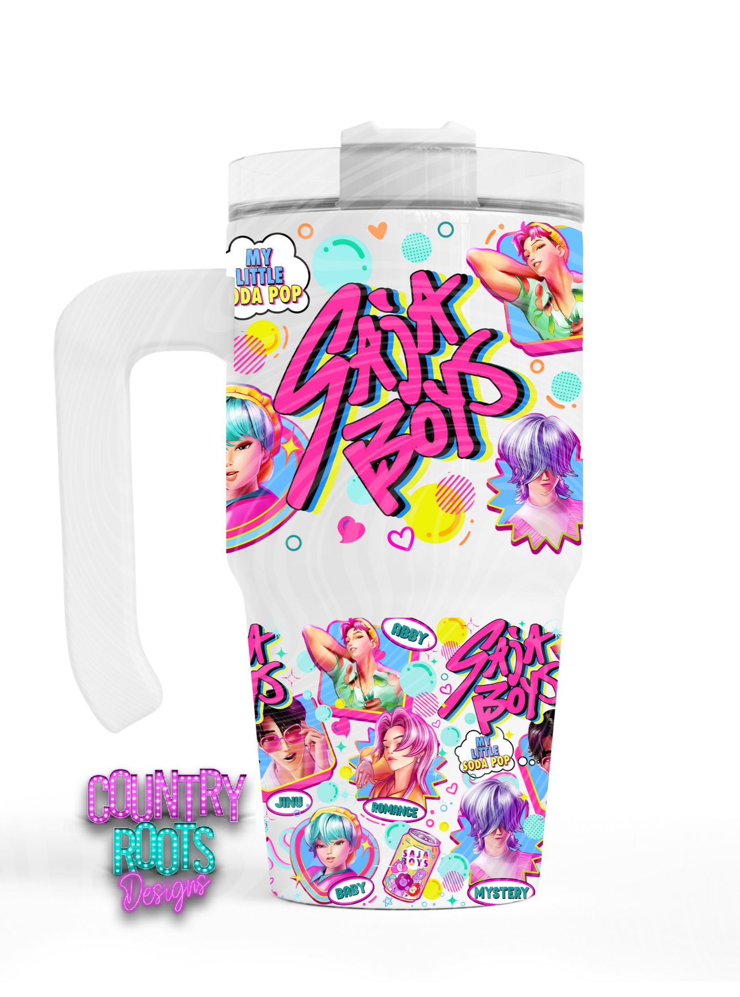 Saja Boys_ 12oz Grippy Tumbler