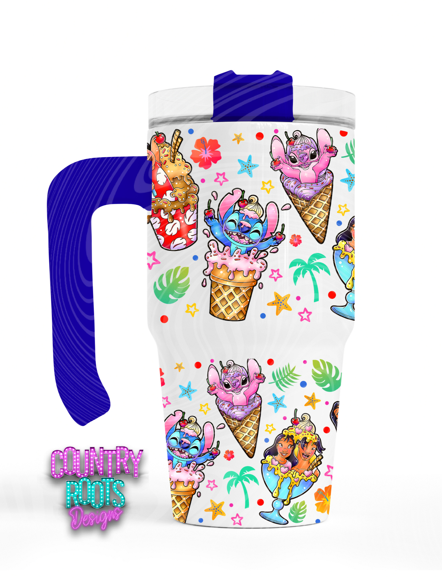 Stit_ch Ice Cream 12oz. Grippy Tumbler