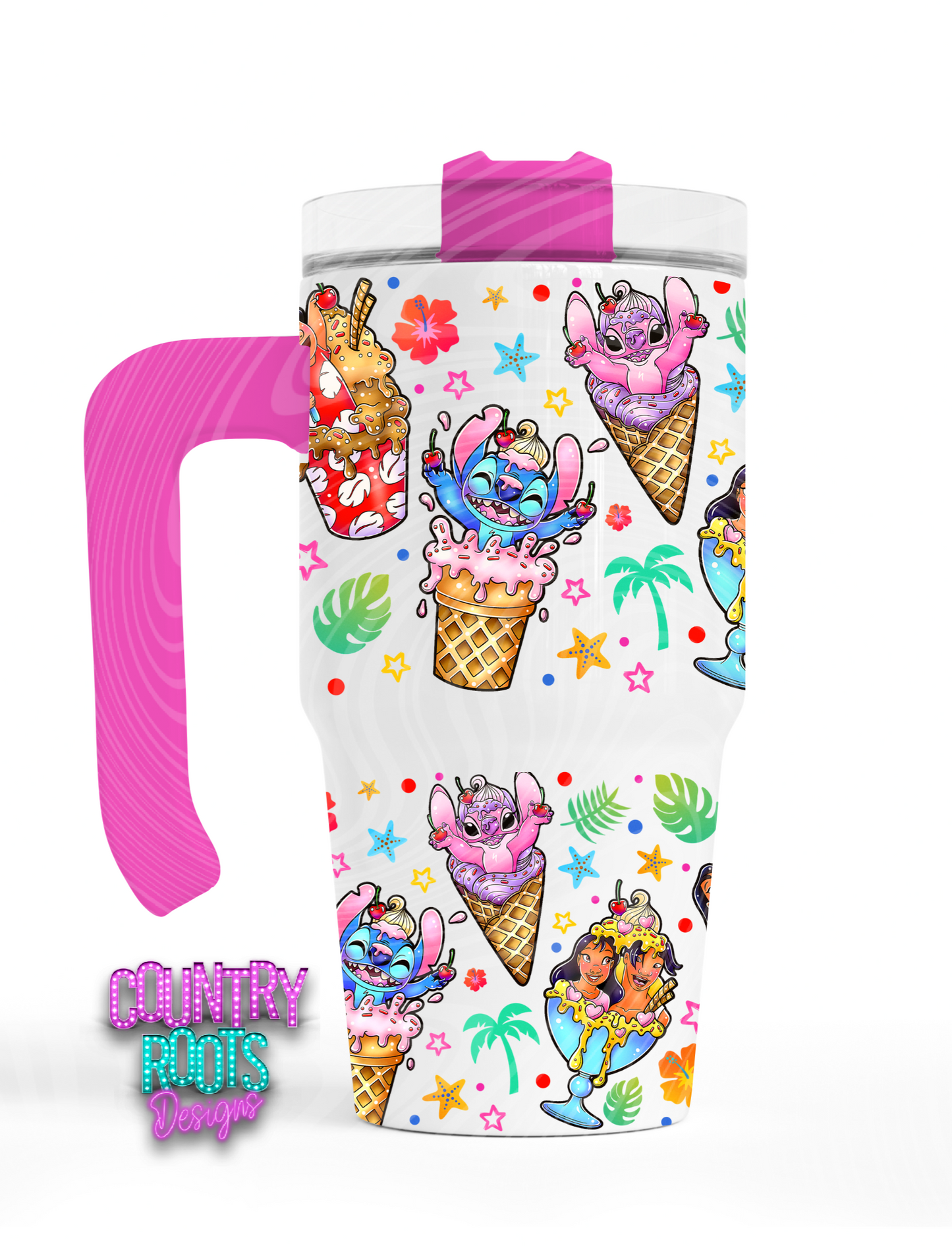 Stit_ch Ice Cream 12oz. Grippy Tumbler