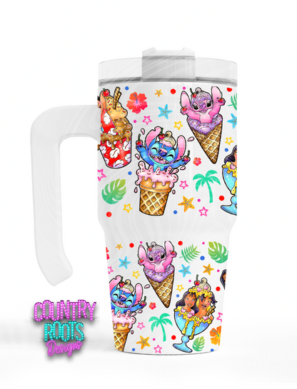 Stit_ch Ice Cream 12oz. Grippy Tumbler