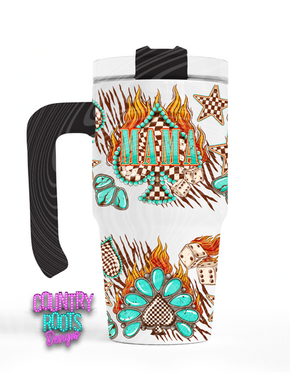 Mama _ Spades 20oz Grippy Tumbler