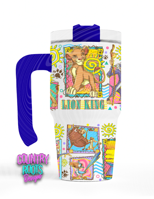 Lion_ 12oz Grippy Tumbler
