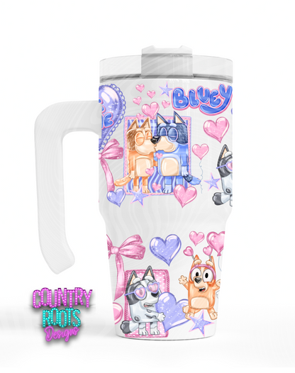 Blue_ 12oz Grippy Tumbler