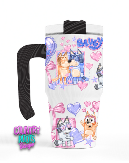 Blue_ 12oz Grippy Tumbler