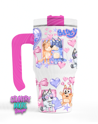 Blue_ 12oz Grippy Tumbler