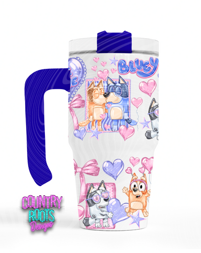 Blue_ 12oz Grippy Tumbler