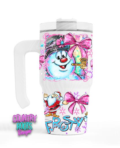 Frosty_Snowman 12oz Grippy Tumbler