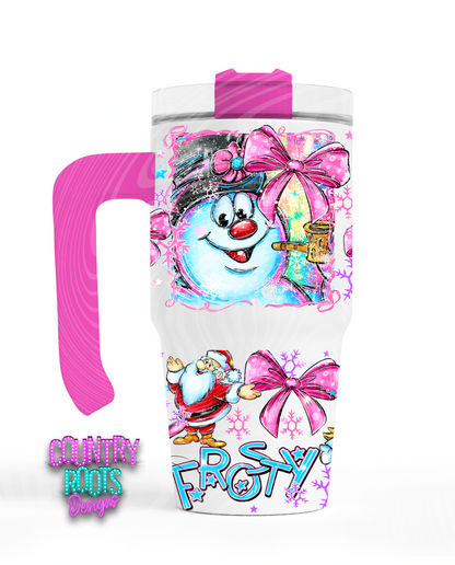 Frosty_Snowman 12oz Grippy Tumbler