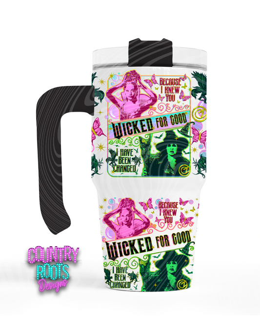 Wicked For Good 12oz Grippy Tumbler