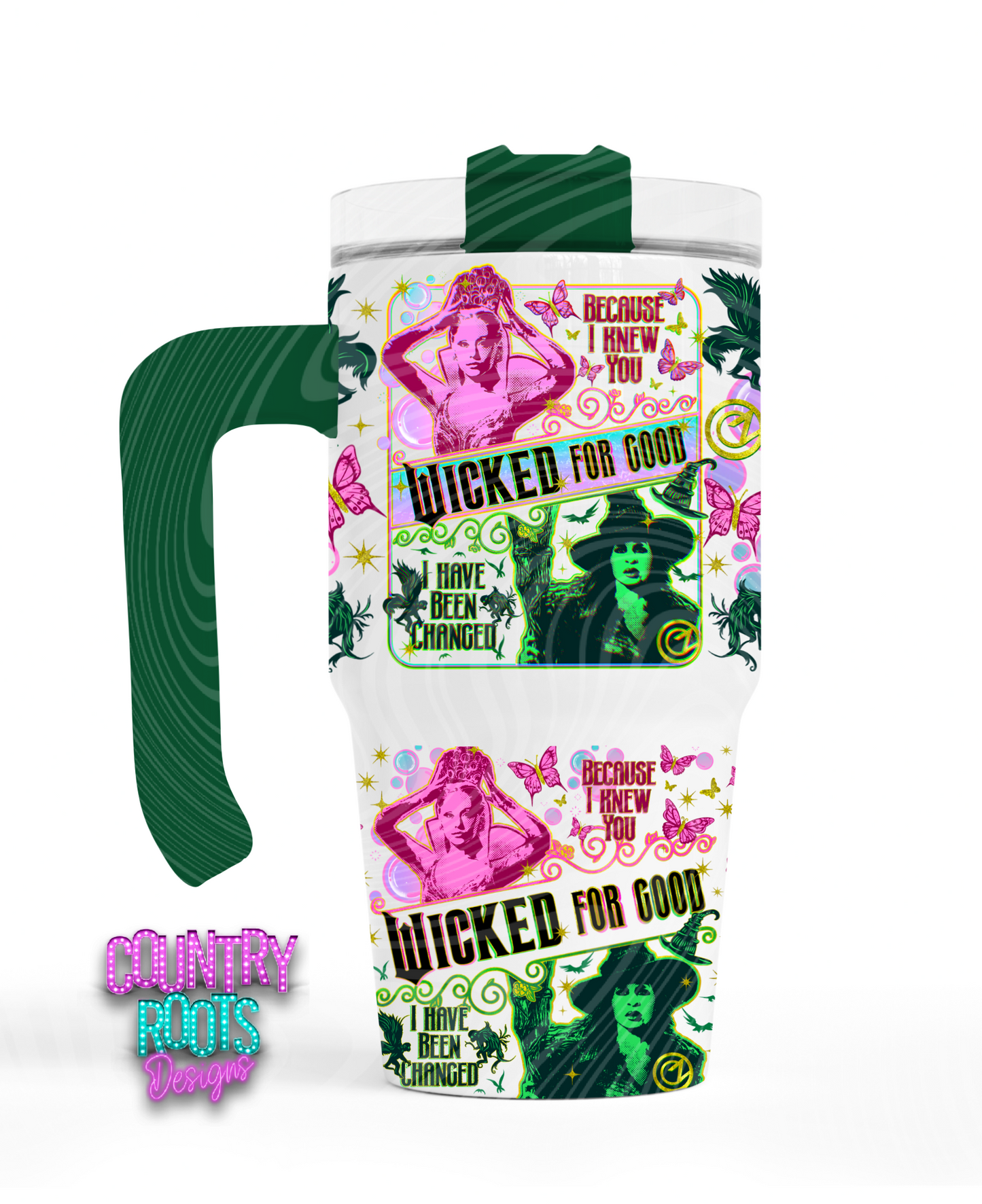 Wicked For Good 12oz Grippy Tumbler