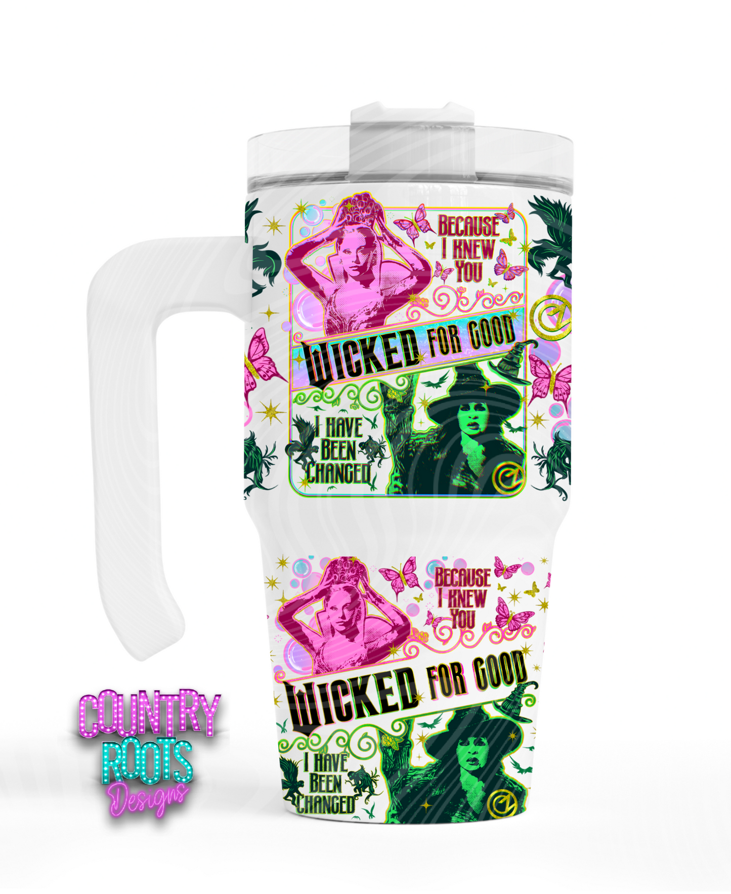Wicked For Good 12oz Grippy Tumbler