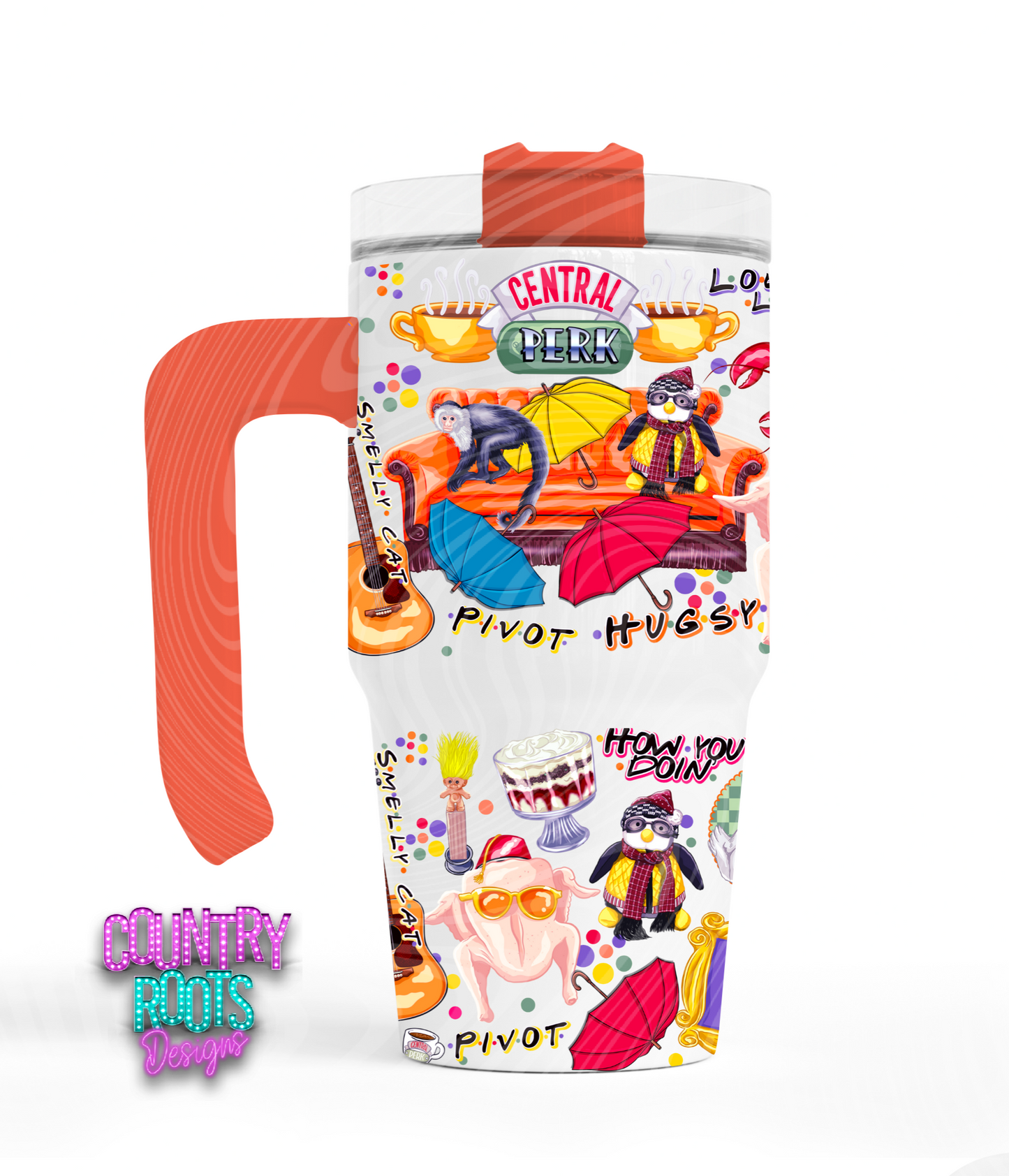 Central Perk_ 12oz Grippy Tumbler