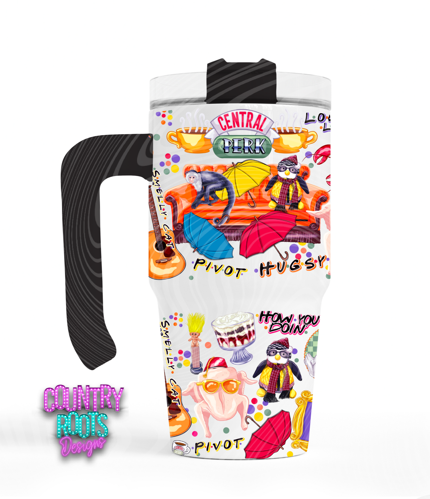 Central Perk_ 12oz Grippy Tumbler